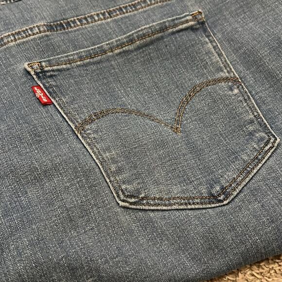 NWT Levi’s Jeans 311 Shaping Skinny Capris Womens Blue Stretch Mid Rise 24W NEW - Picture 9 of 16